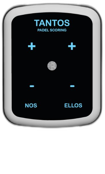 Tantos Wristband: la pulsera con sus 4 botones, la luz central que te confirma cada punto y la vibración que sentís aunque tengas guante